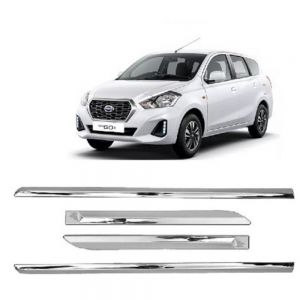 Door Side Beading For Datsun Go Plus - silver
